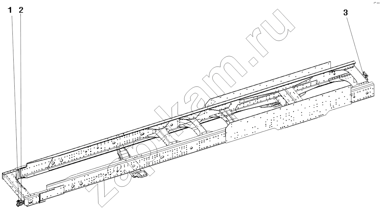 Схема/чертеж: DRAW GEAR / Shaanxi Shacman SX3316DT426C