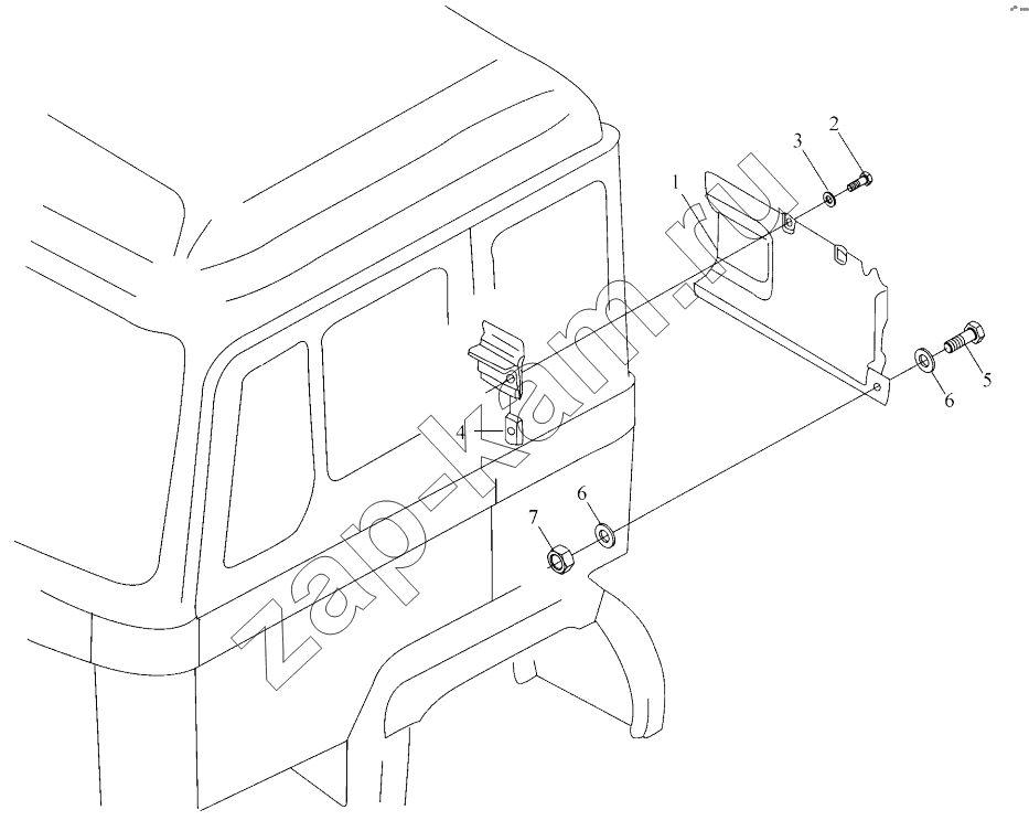 Схема/чертеж: DECORATIVE ASSEMBLY / Shaanxi Shacman SX3316DT426C