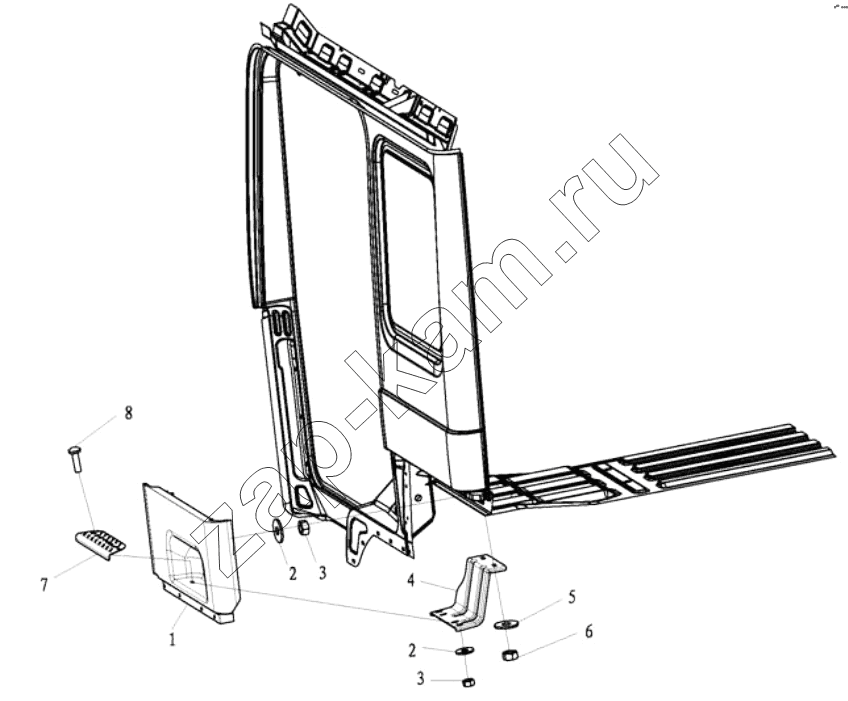 Схема/чертеж: DECORATIVE ASSEMBLY / Shaanxi Shacman SX3316DT426C