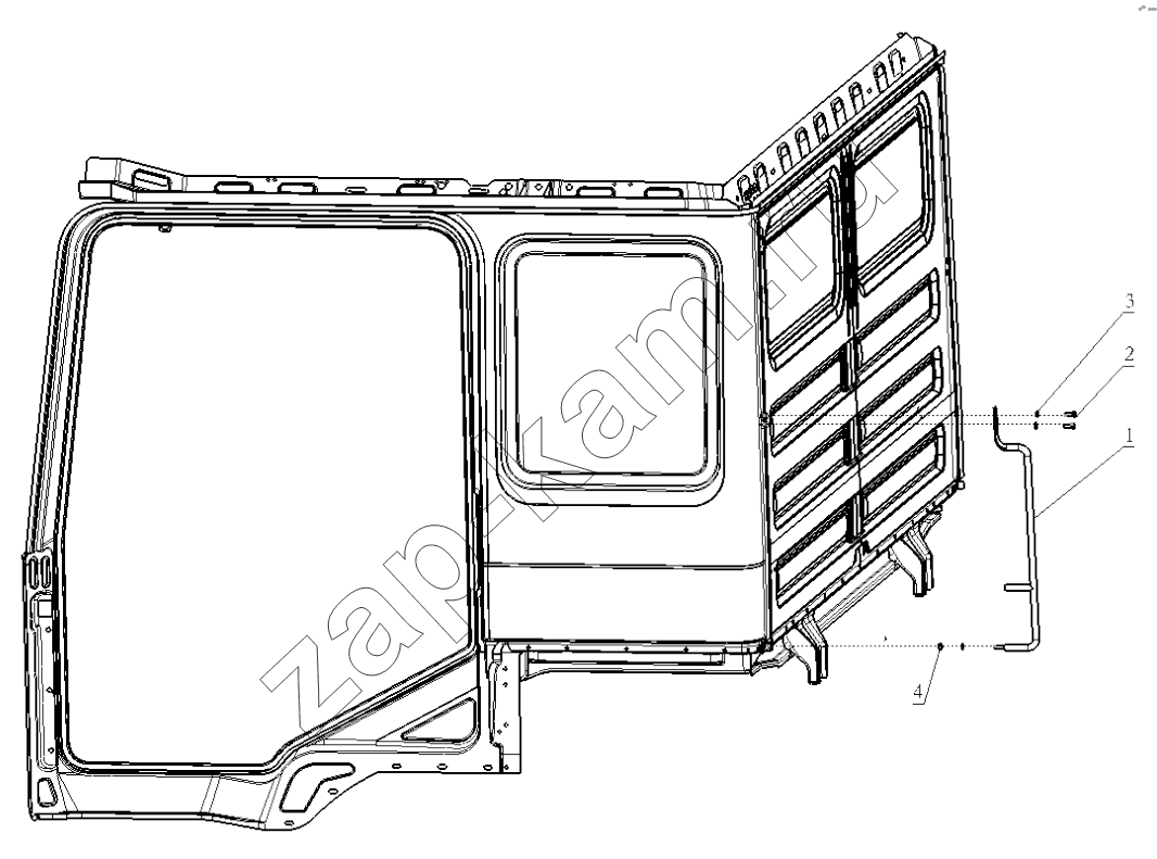 Схема/чертеж: DECORATIVE ASSEMBLY / Shaanxi Shacman SX3316DT426C