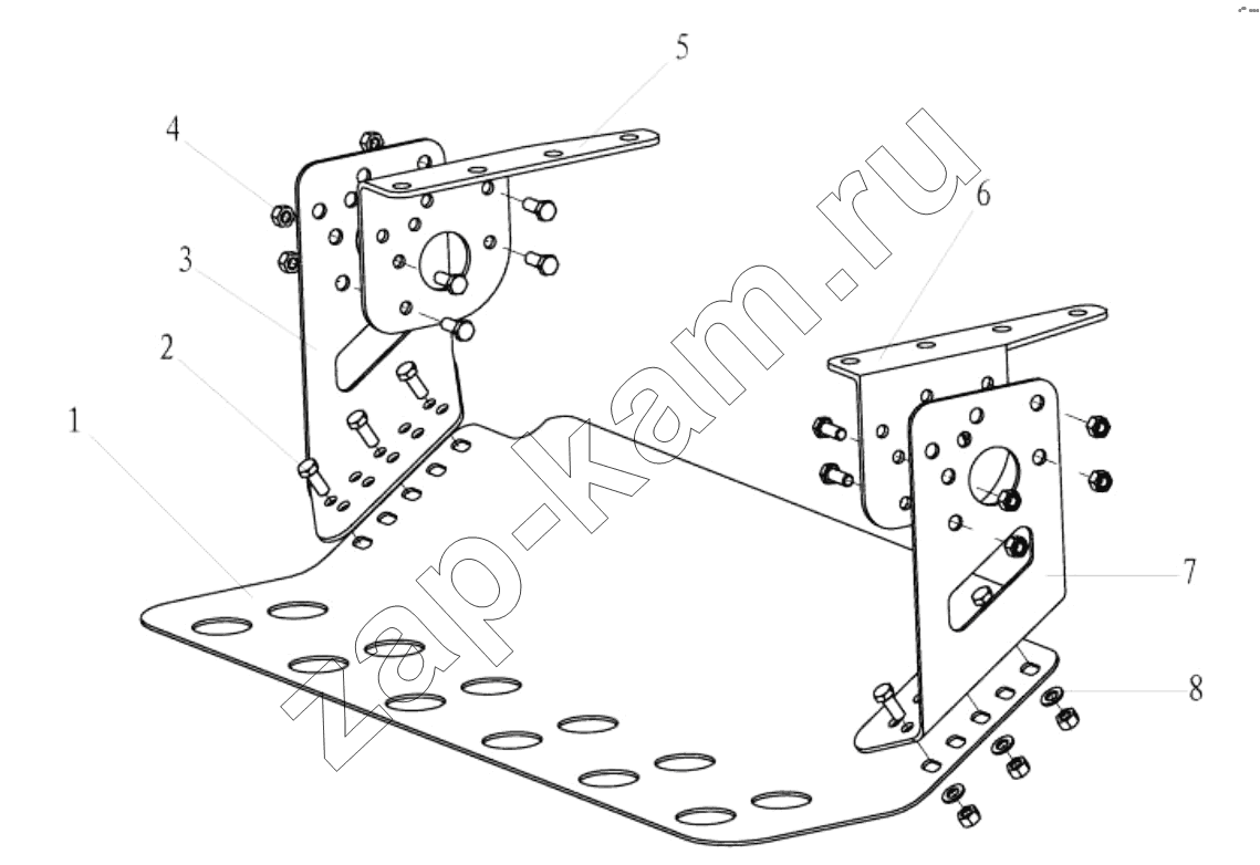 Схема/чертеж: RADIATOR PROTECTOR SYSTEM / Shaanxi Shacman SX3316DT426C