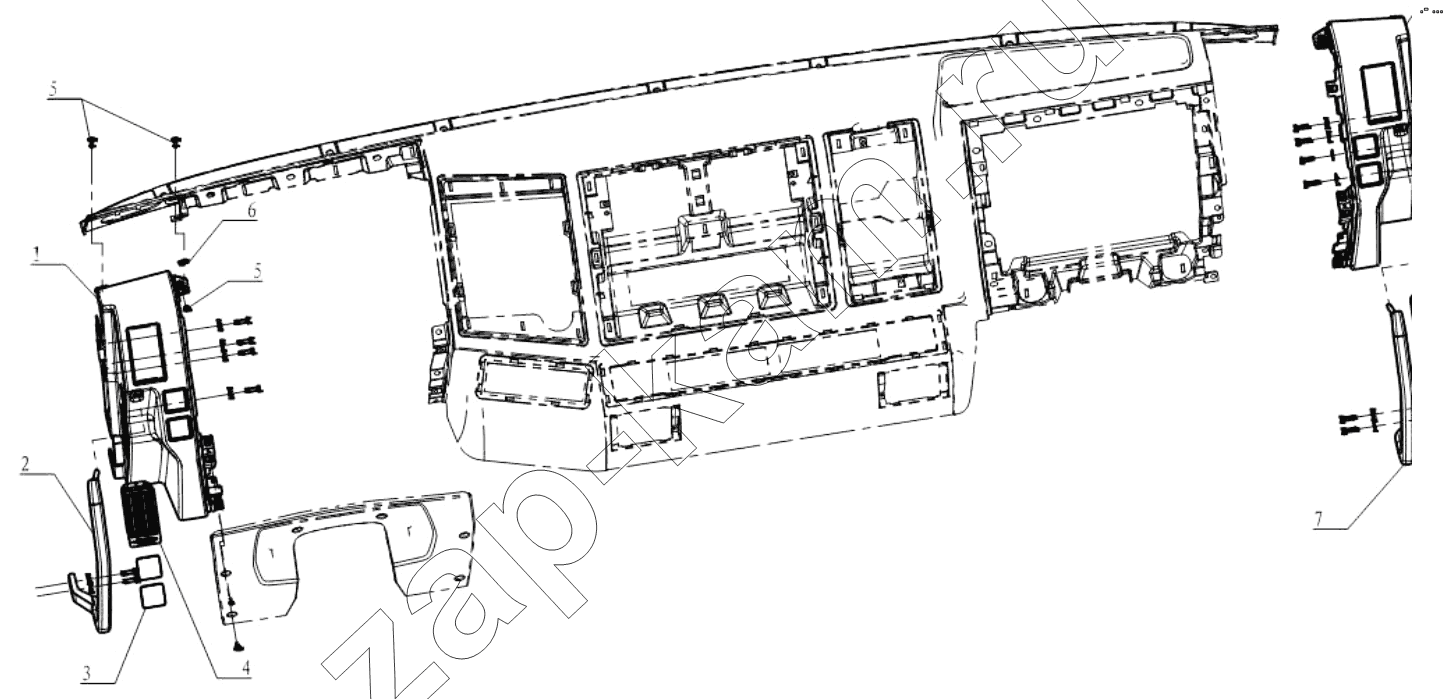 Схема/чертеж: HAND GRIPER / Shaanxi Shacman SX3316DT426C