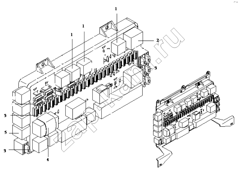 Схема/чертеж: Электрическая панель I;ELECTRIC PANEL I / Shaanxi Shacman SX3316DV386