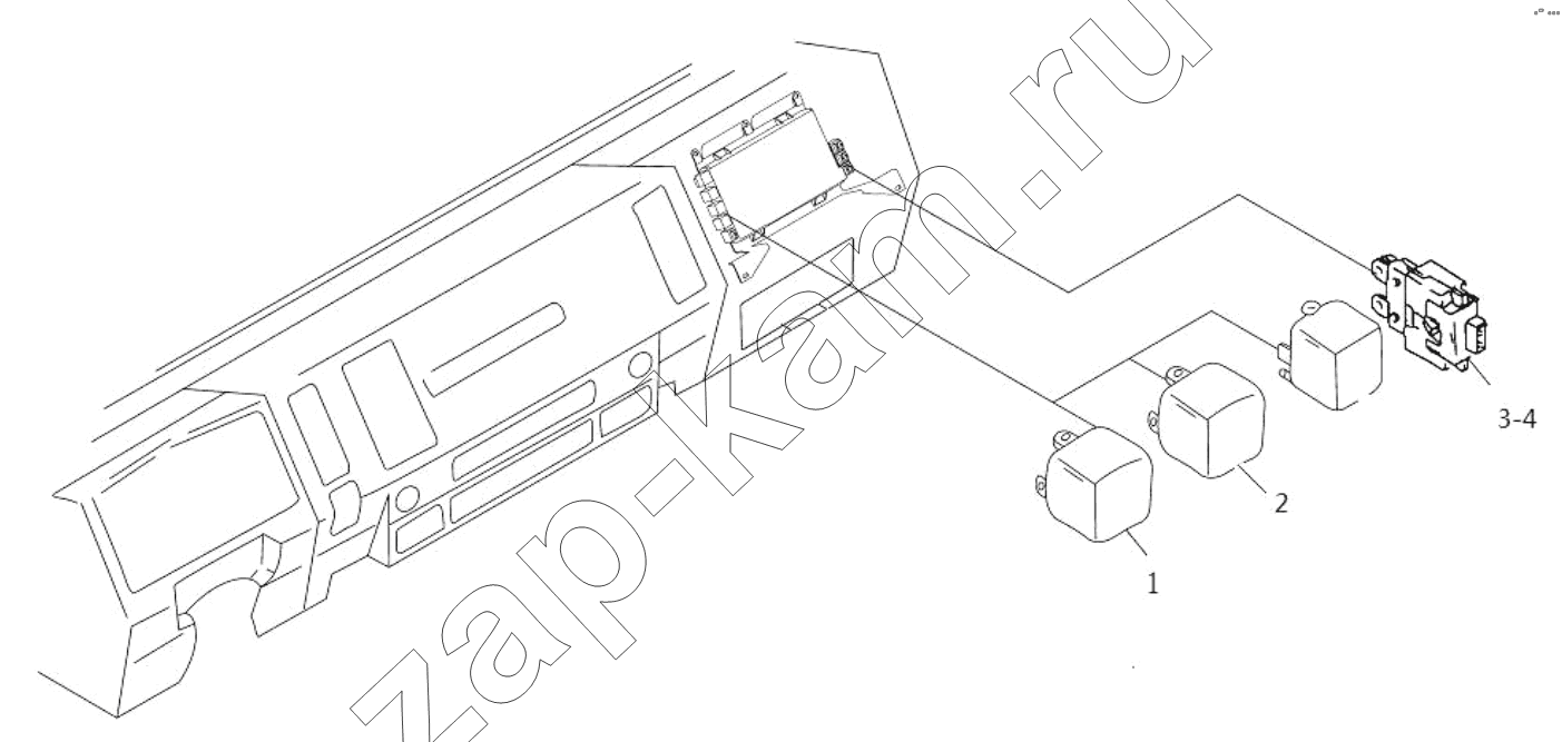 Схема/чертеж: Реле, предохранитель;RELAY, FUSE / Shaanxi Shacman SX3316DV386