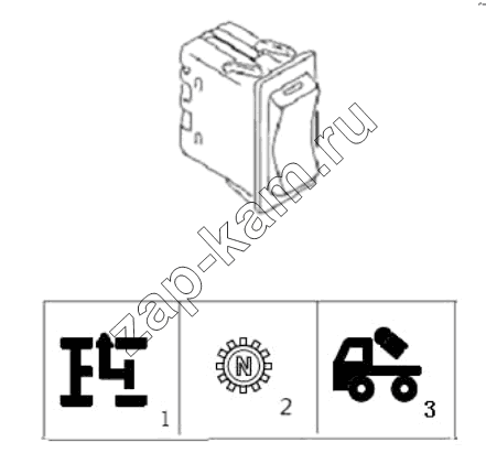 Схема/чертеж: Переключатель;SWITCH / Shaanxi Shacman SX3316DV386
