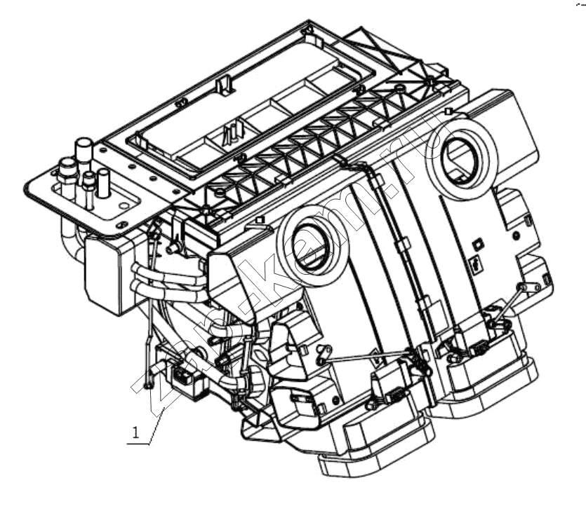 Схема/чертеж: Воздушная система;AIR SYSTEM / Shaanxi Shacman SX3316DV386