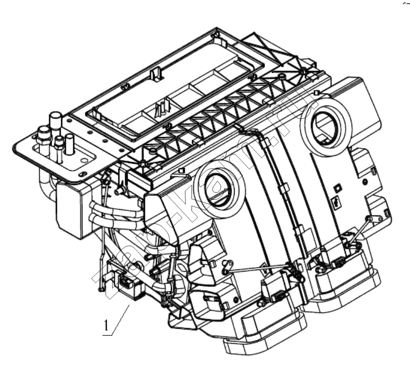 Схема/чертеж: Воздушная система;AIR SYSTEM / Shaanxi Shacman SX3316DV386