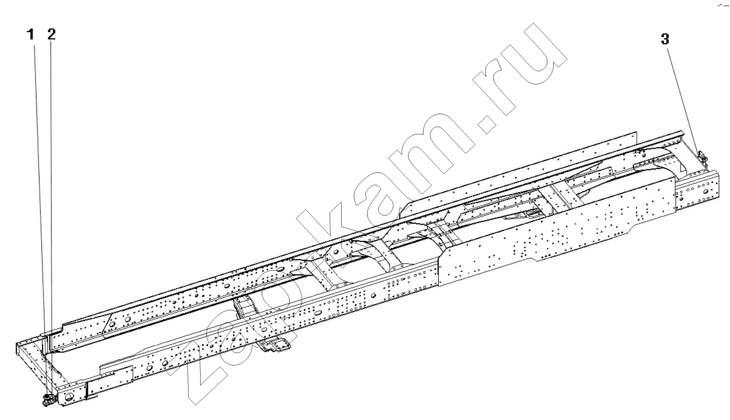 Схема/чертеж: Тяговое устройство;DRAW GEAR / Shaanxi Shacman SX3316DV386