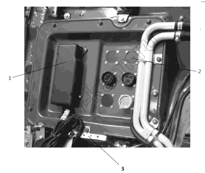 Схема/чертеж: ECU ELECTRIC PLATE / Shaanxi Shacman SX3316HT406C