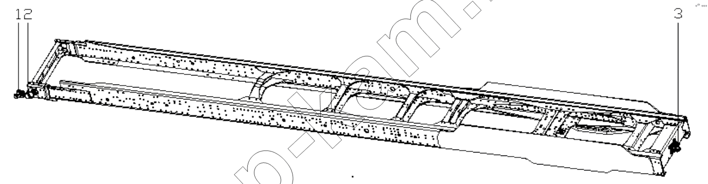 Схема/чертеж: DRAW GEAR / Shaanxi Shacman SX3316HT406C
