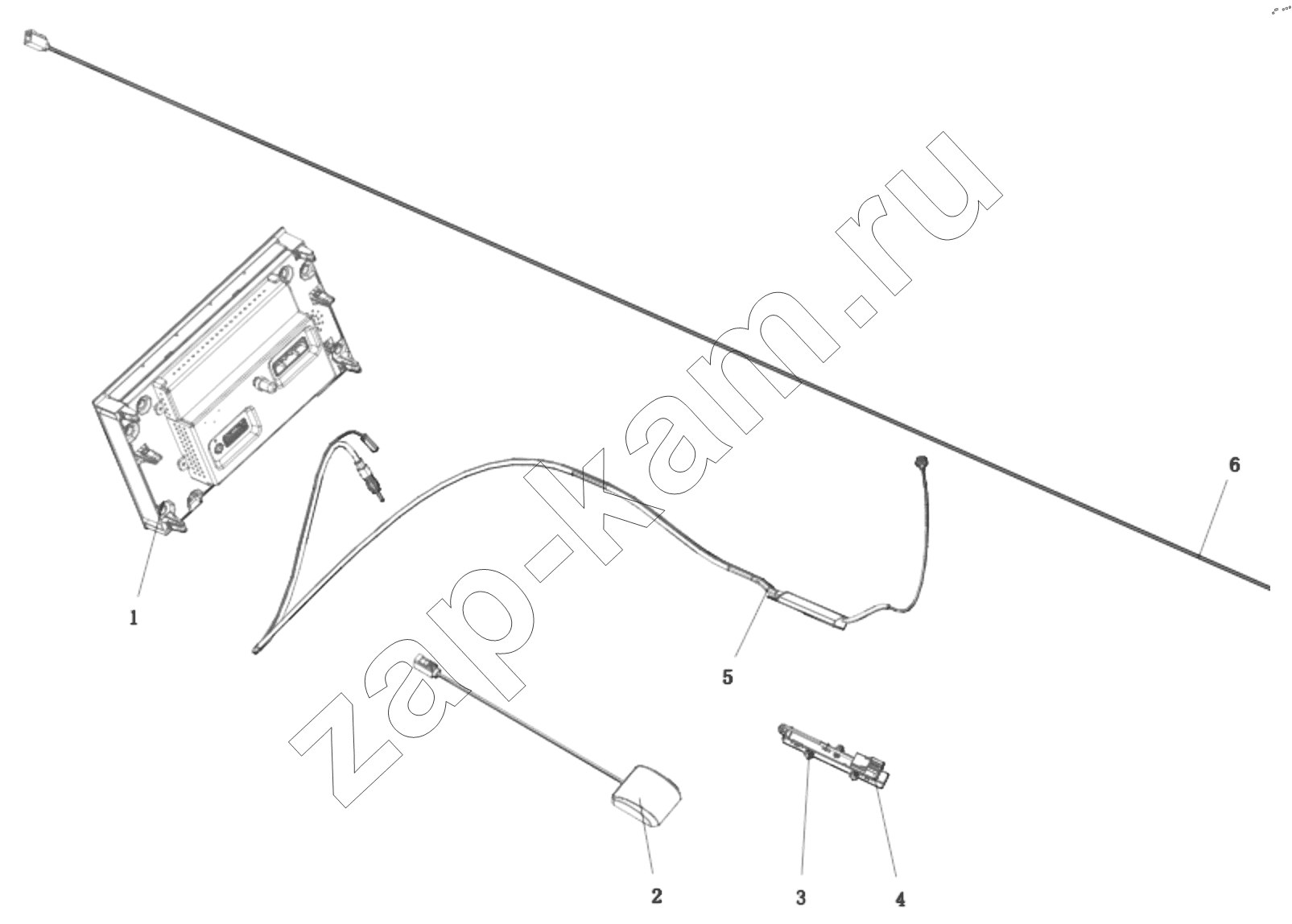 Схема/чертеж: DC9A189732902 ELECTRONIC DISPLAY SCREEN APPLIANCES / Shaanxi Shacman SX331853386 (X5000)