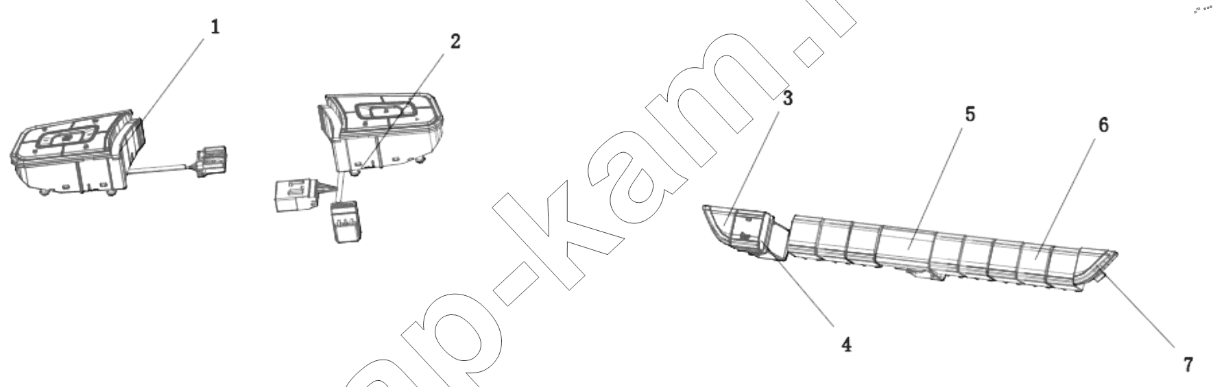 Схема/чертеж: DC97189580567 ELEVATED BOX SWITCH / Shaanxi Shacman SX331853386 (X5000)