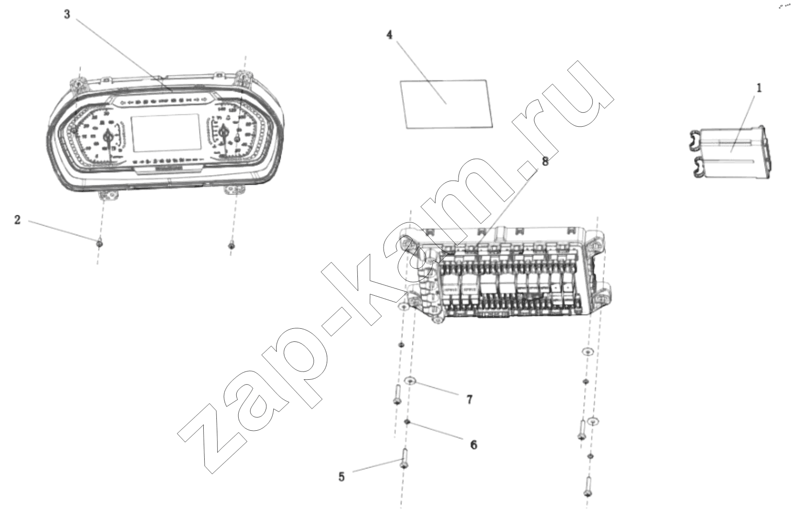 Схема/чертеж: DC97189580839 CABIN COMMUNICATION ARCHITECTURE / Shaanxi Shacman SX331853386 (X5000)