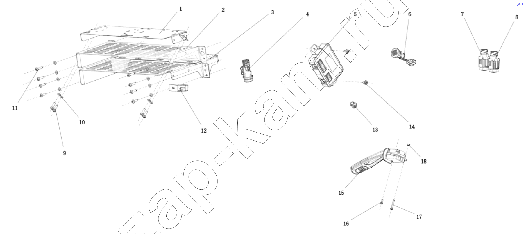 Схема/чертеж: DC97189581102 CAB BASIC ELECTRICAL EQUIPMENT / Shaanxi Shacman SX331853386 (X5000)