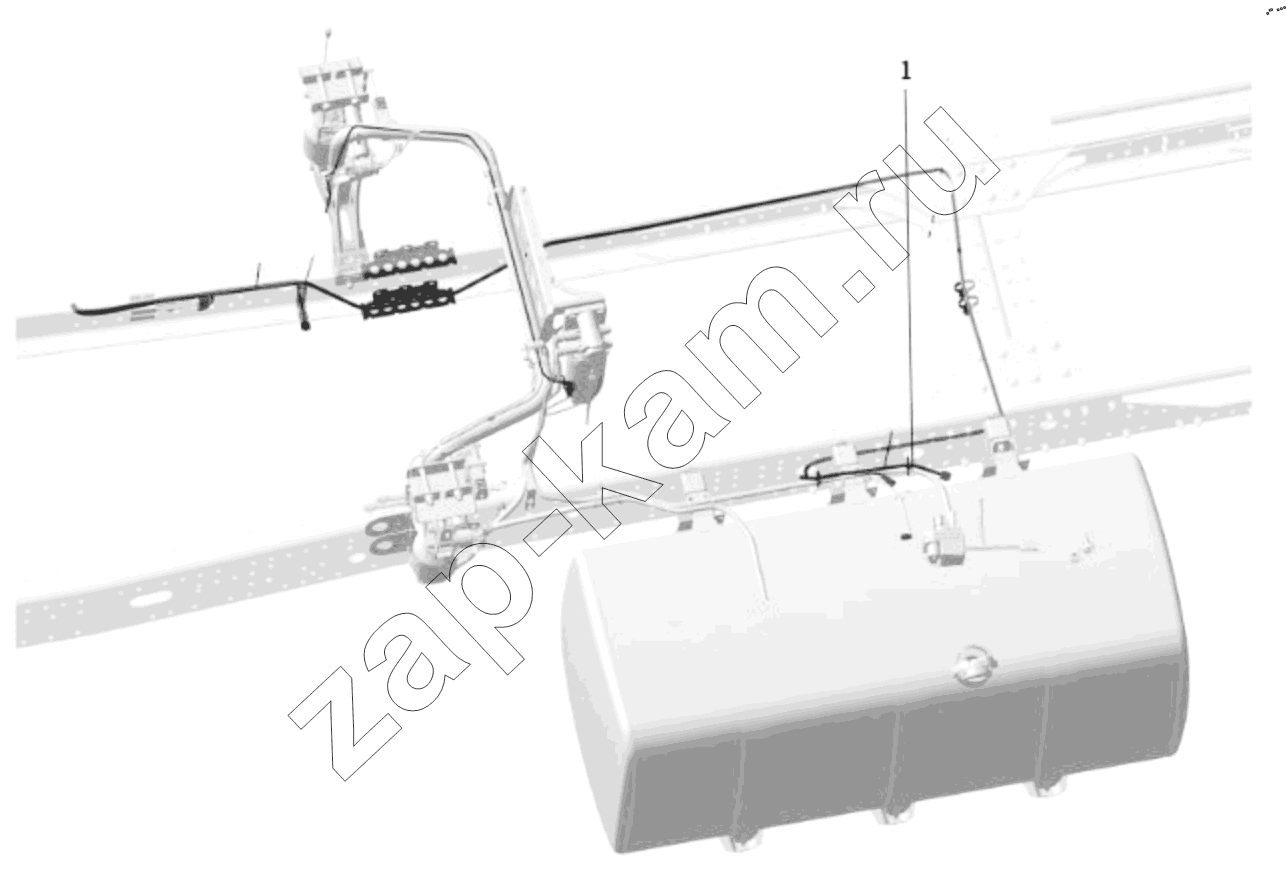 Схема/чертеж: DC97259714654 FUEL TANK HEATING HARNESS / Shaanxi Shacman SX331853386 (X5000)