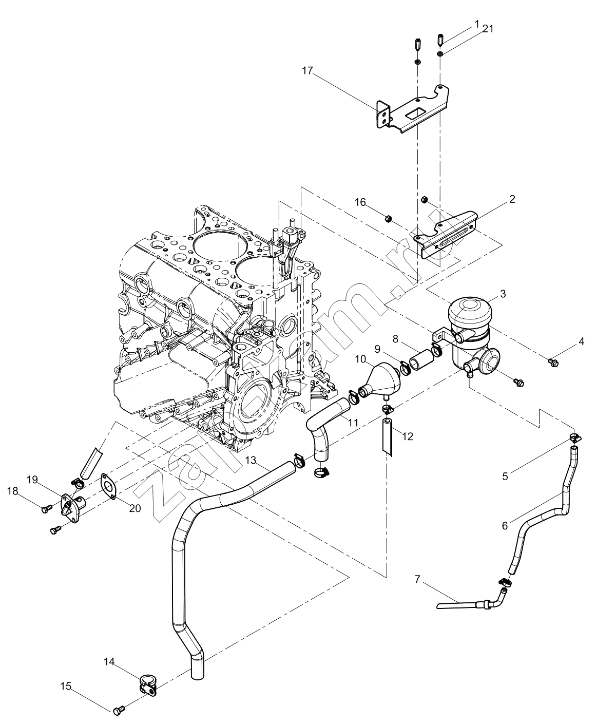 Схема/чертеж: OIL-GAS SEPARATOR GROUP / Shaanxi Shacman SX331853386 (X5000)