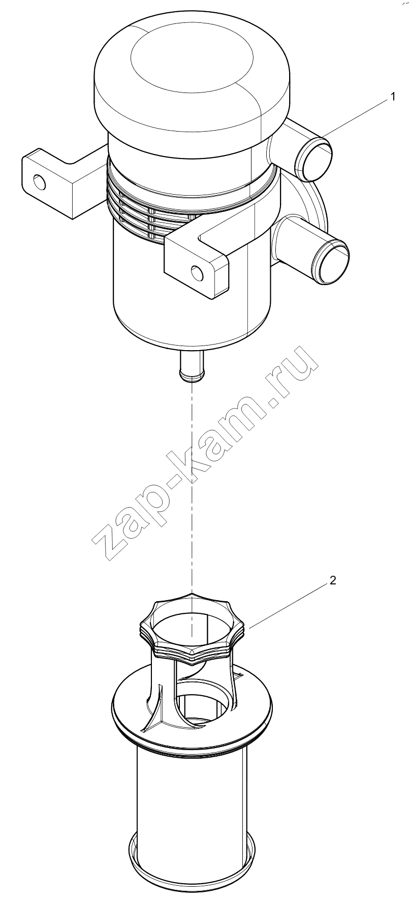 Схема/чертеж: OIL-GAS SEPARATOR / Shaanxi Shacman SX331853386 (X5000)