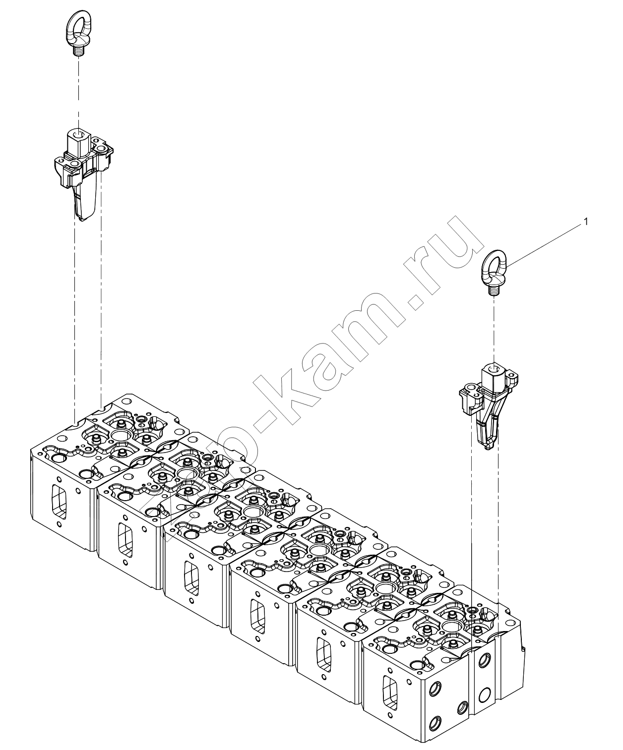 Схема/чертеж: LIFT LUG GROUP / Shaanxi Shacman SX331853386 (X5000)
