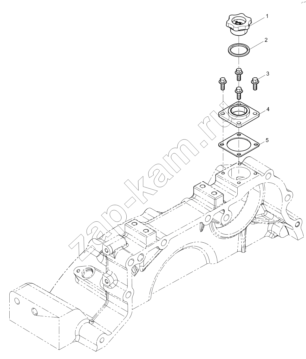 Схема/чертеж: OIL FILLING TUBE GROUP / Shaanxi Shacman SX331853386 (X5000)