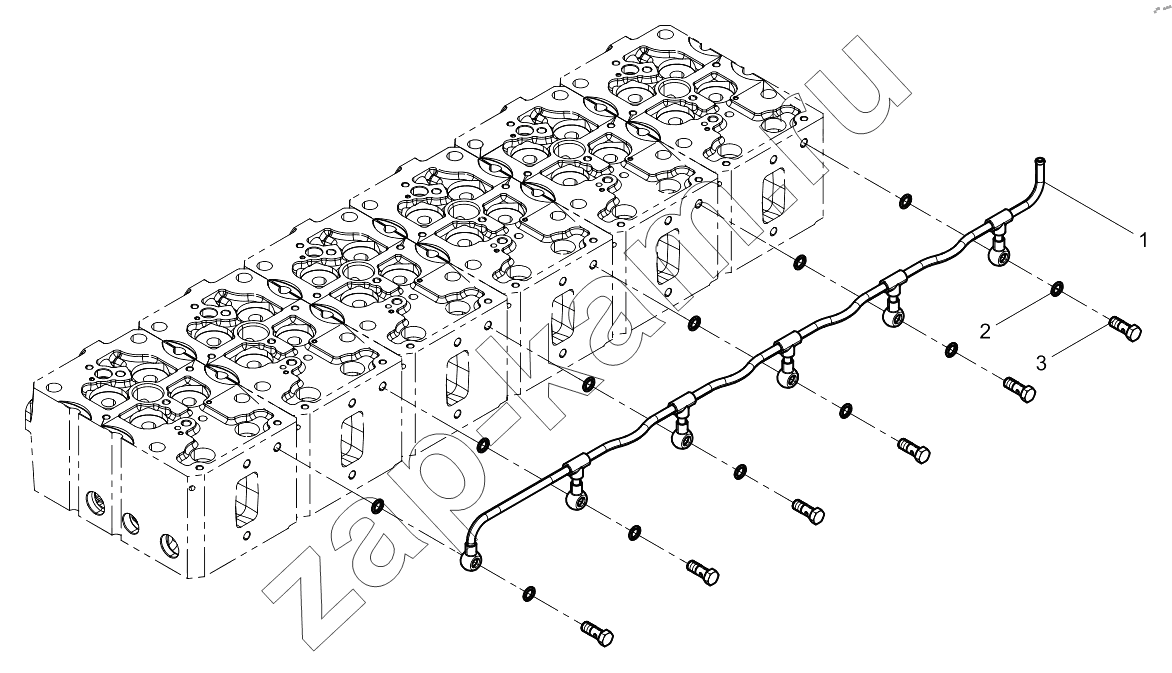 Схема/чертеж: VENTING PIPE GROUP / Shaanxi Shacman SX331853386 (X5000)