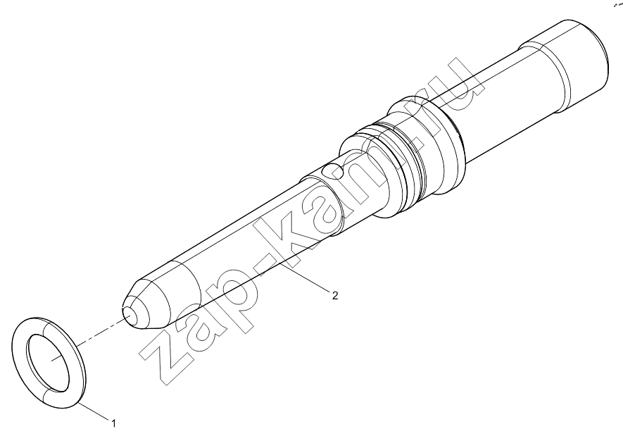 Схема/чертеж: HIGH-PRESSURE CONNECTOR / Shaanxi Shacman SX331853386 (X5000)