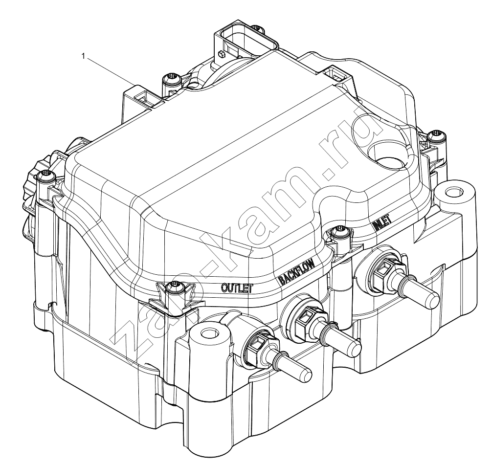 Схема/чертеж: PACKING BOX CHASSIS PARTS GROUP / Shaanxi Shacman SX331853386 (X5000)