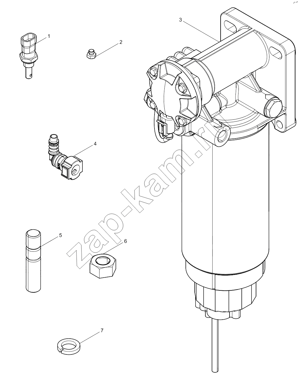 Схема/чертеж: PARTS KIT GROUP / Shaanxi Shacman SX331853386 (X5000)