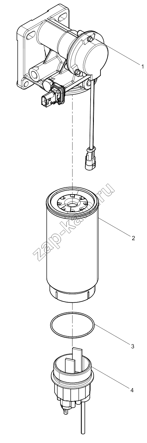 Схема/чертеж: FUEL SYSTEM PROTECTOR / Shaanxi Shacman SX331853386 (X5000)