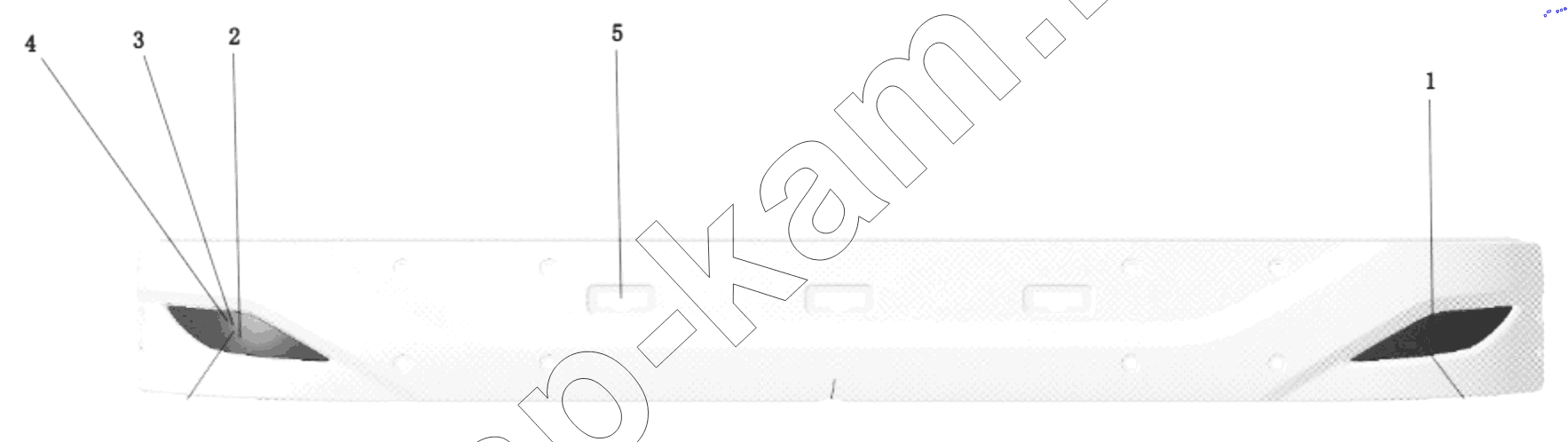Схема/чертеж: DC97189810407 SUNSHADE LIGHTING / Shaanxi Shacman SX331853386 (X5000)