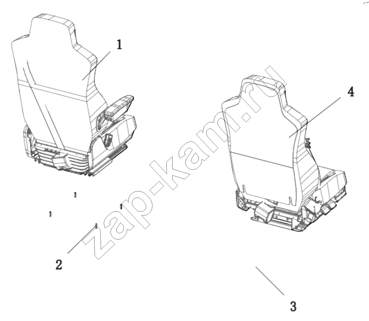 Схема/чертеж: DC14251510062 SEAT / Shaanxi Shacman SX331853386 (X5000)