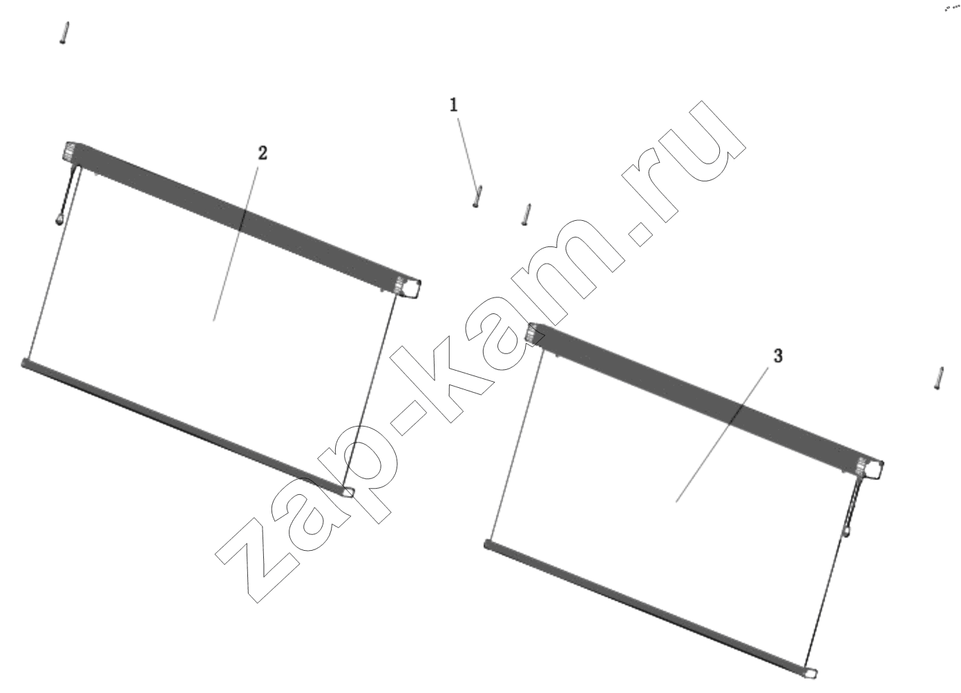 Схема/чертеж: DC14251650002 SUNSHADE / Shaanxi Shacman SX331853386 (X5000)