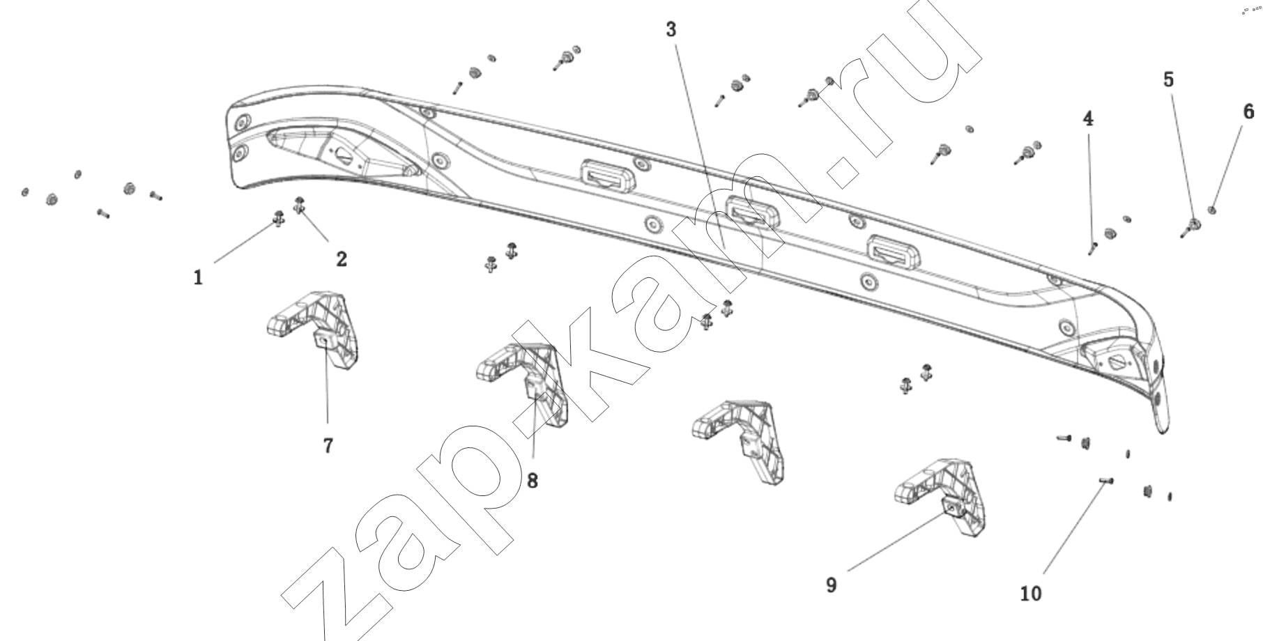 Схема/чертеж: DC14251880038 VISOR / Shaanxi Shacman SX331853386 (X5000)