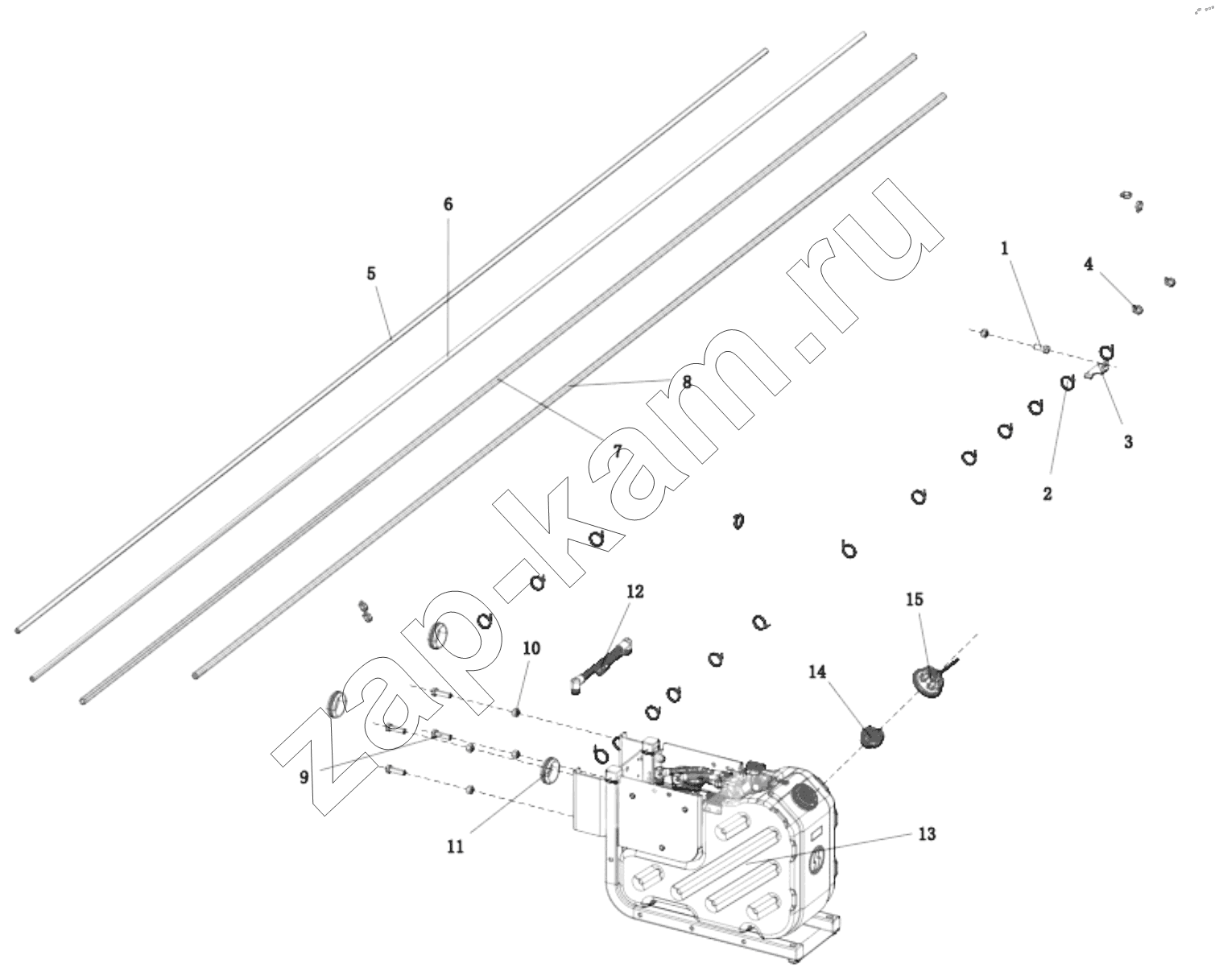 Схема/чертеж: DC95319740519 UREA SUPPLY SYSTEM / Shaanxi Shacman SX331853386 (X5000)