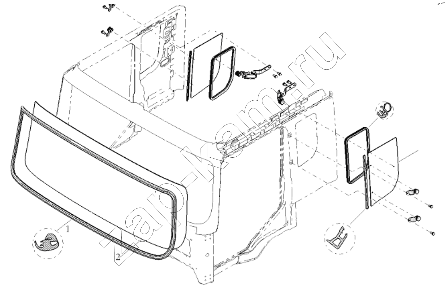 Схема/чертеж: CAR WINDOW / Shaanxi Shacman SX33186T386 (X3000)