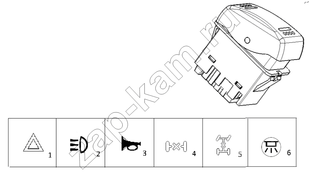 Схема/чертеж: SWITCH / Shaanxi Shacman SX33186T386 (X3000)