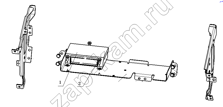Схема/чертеж: ABS CONTROLLER / Shaanxi Shacman SX33186T386 (X3000)