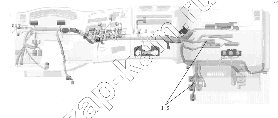 Схема/чертеж: WIRING HARNESS / Shaanxi Shacman SX33186T386 (X3000)