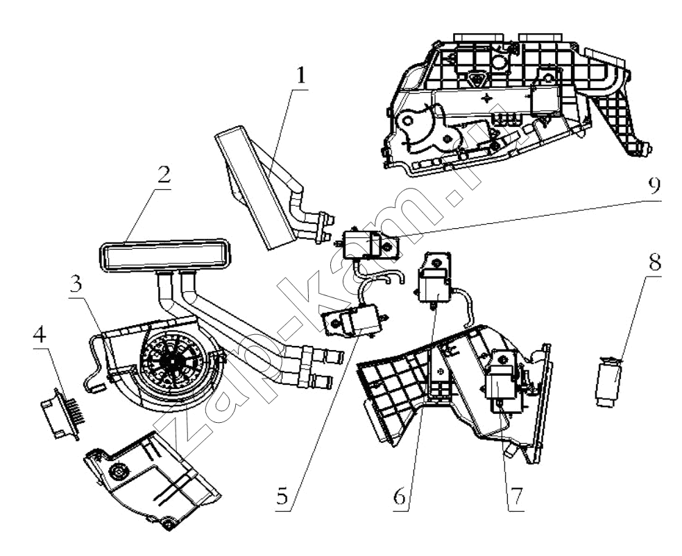 Схема/чертеж: AIR SYSTEM / Shaanxi Shacman SX33186T386 (X3000)