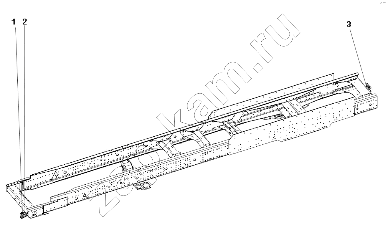 Схема/чертеж: DRAW GEAR / Shaanxi Shacman SX33186T386 (X3000)