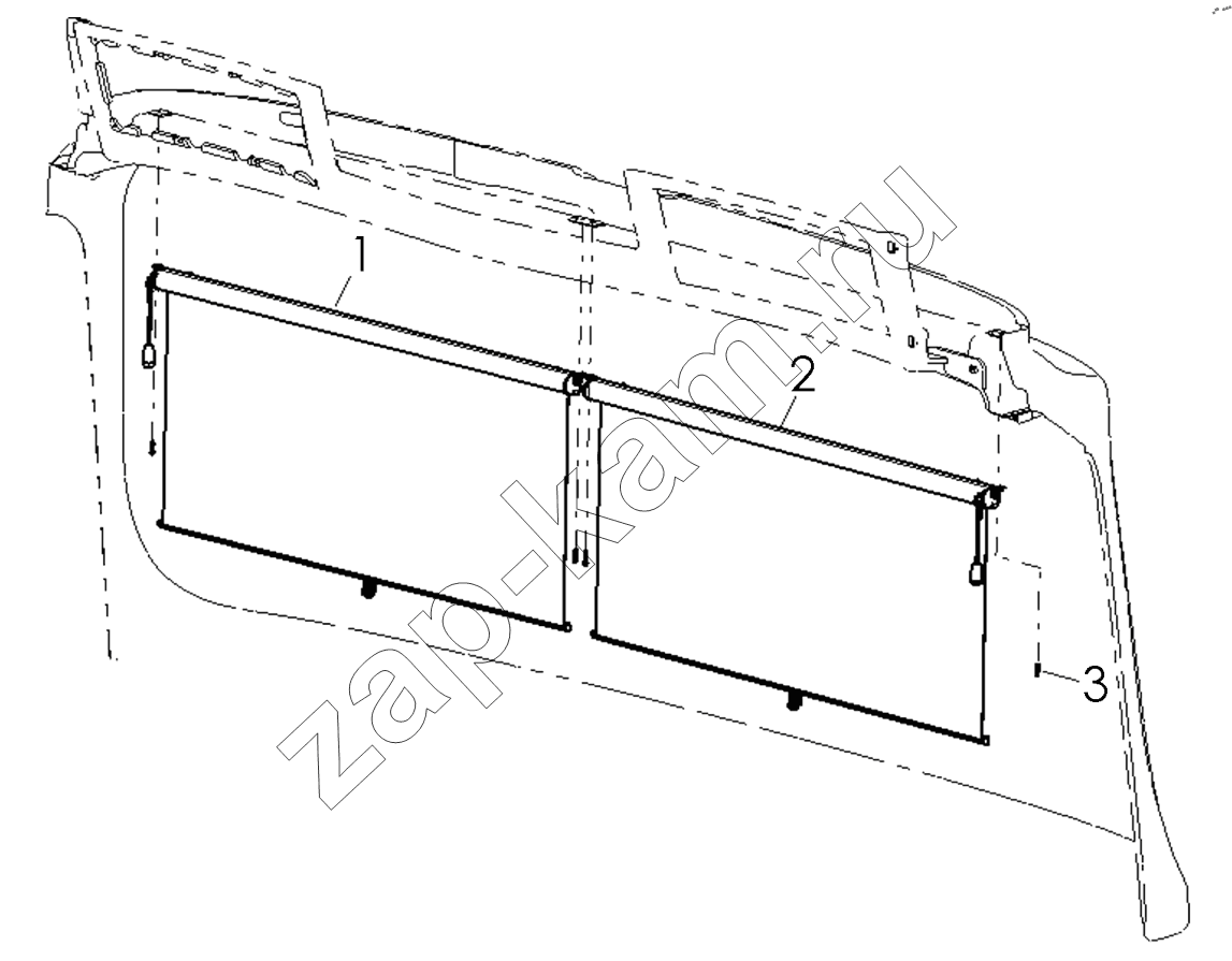 Схема/чертеж: SUNSHADES / Shaanxi Shacman SX33186T386 (X3000)