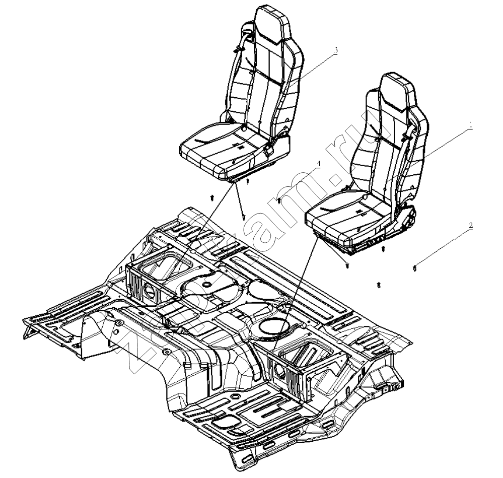 Схема/чертеж: SEAT / Shaanxi Shacman SX33186T386 (X3000)