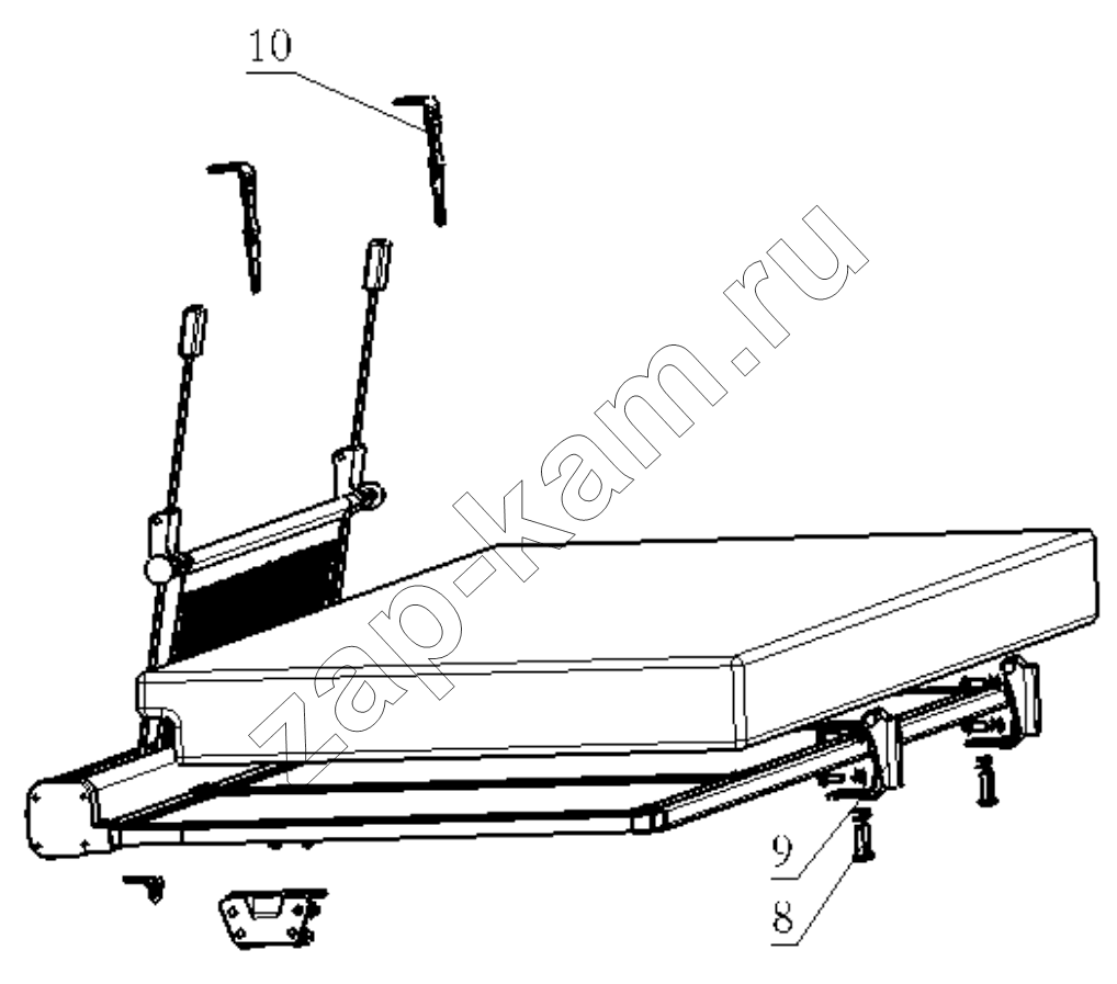 Схема/чертеж: UPPER BERTH / Shaanxi Shacman SX33186T386 (X3000)
