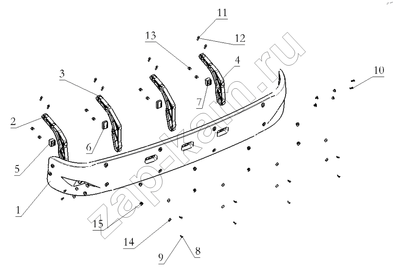 Схема/чертеж: SUN VISOR / Shaanxi Shacman SX33186T386 (X3000)