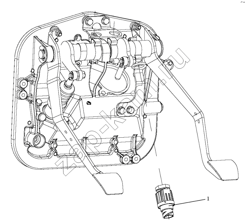 Схема/чертеж: ПЕРЕКЛЮЧАТЕЛЬ ТОРМОЗА; BRAKE SWITCH / Shaanxi Shacman SX3318DT366 (F3000)