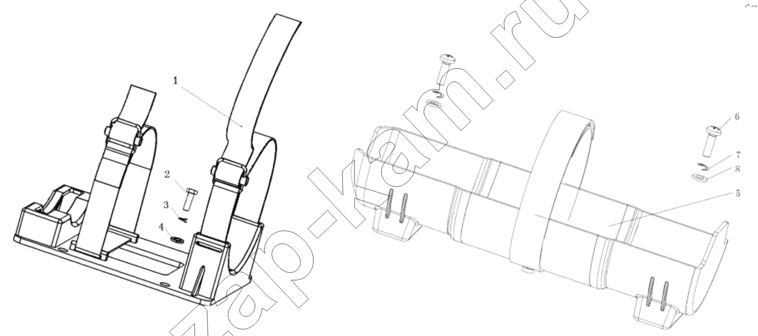 Схема/чертеж: Ящик для инструментов;TOOL BOX / Shaanxi Shacman SX3318HT366TL