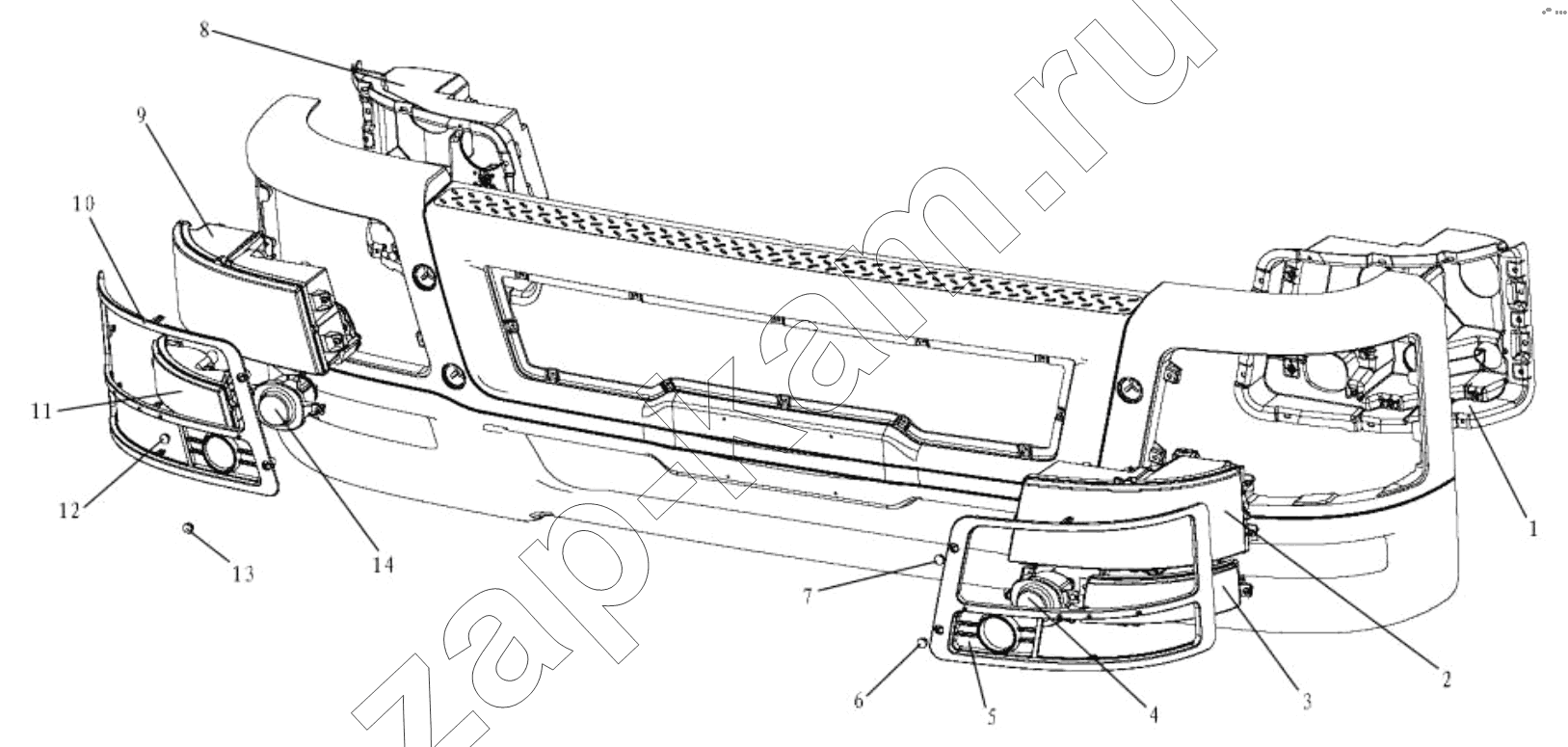 Схема/чертеж: Фары;HEADLAMPS / Shaanxi Shacman SX3318HT366TL