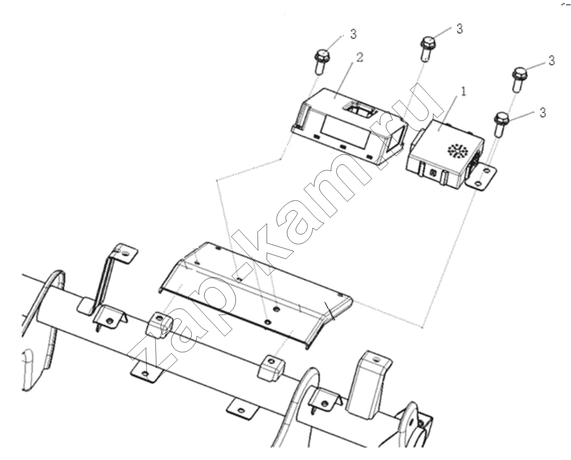 Схема/чертеж: Контроллер;CONTROLLER / Shaanxi Shacman SX3318HT366TL