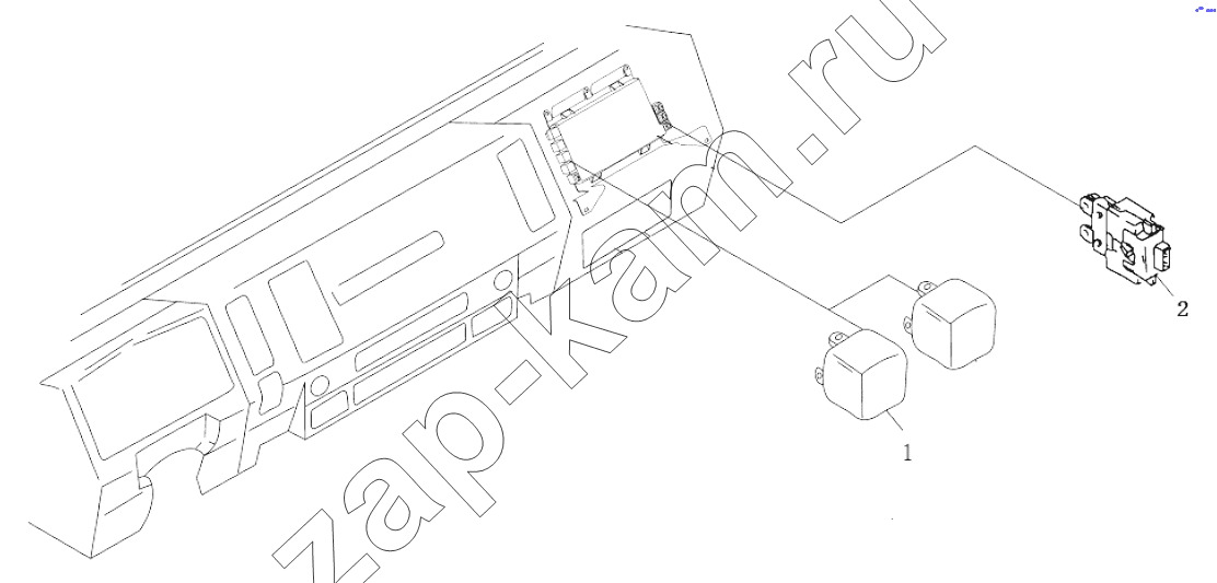 Схема/чертеж: RELAY, FUSE / Shaanxi Shacman SX4255DV385