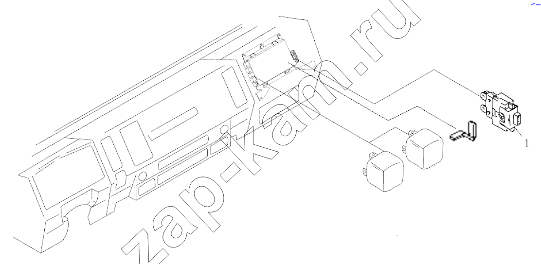 Схема/чертеж: RELAY, FUSE / Shaanxi Shacman SX4255DV385