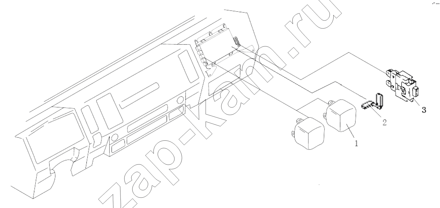 Схема/чертеж: RELAY, FUSE / Shaanxi Shacman SX4255DV385